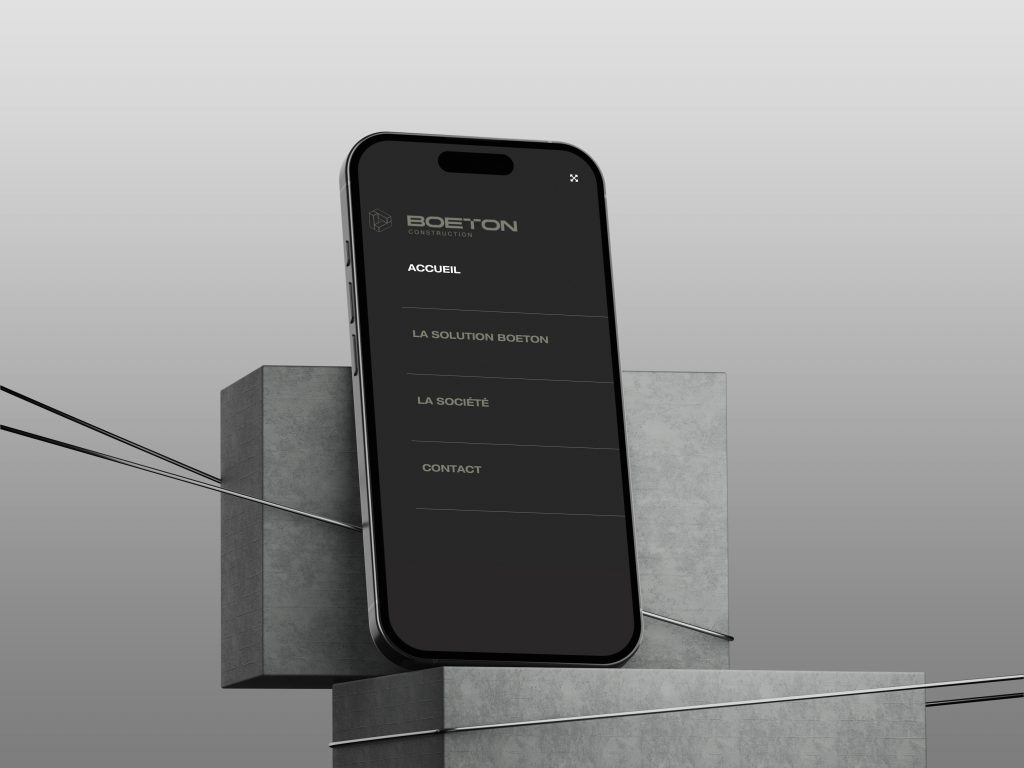 Site vitrine Boeton Construction