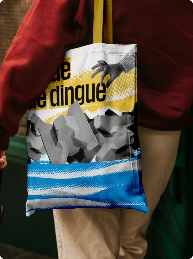 Déclinaison goodies - tote bag - digue de dingue