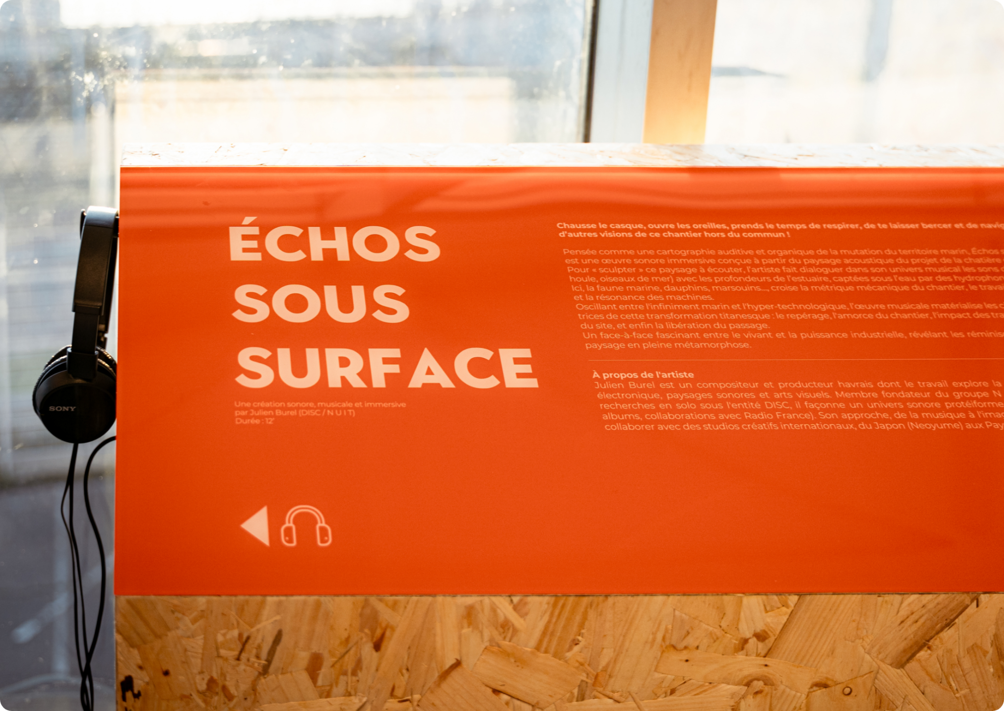 Echos sous surface - création sonore - Julien Burel - Intro Le Havre
